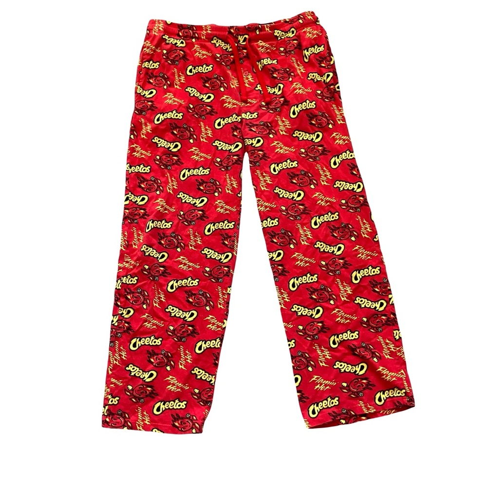 Flamin Hot Cheetos Pajama Pants XL Lounge Red Pockets Chester Frito Lay Original